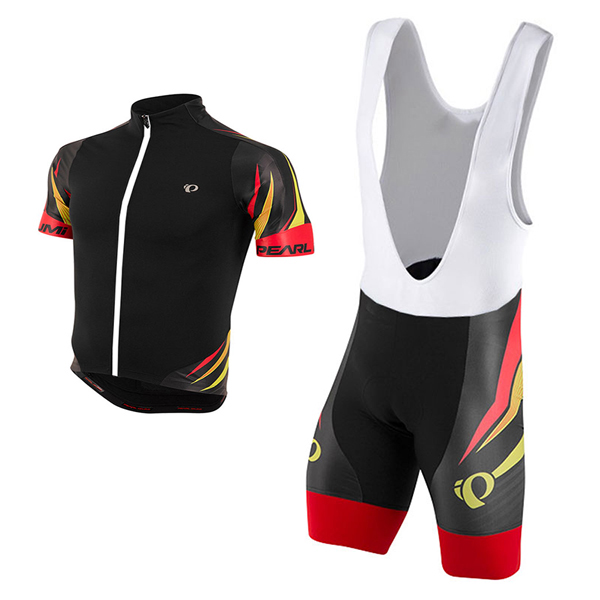 Pearl Izumi Kurzarmtrikot 2017 Und Kurze Tragerhose shwarz Und rot